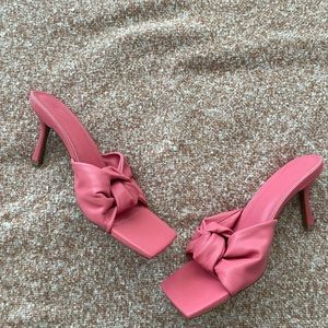 ASOS pink knot sandal
